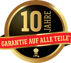 10 Jahre Garantie auf alle Teile - Weber Grill